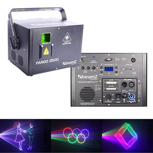 Pango 2500 Analog laser RGB 40kpps
